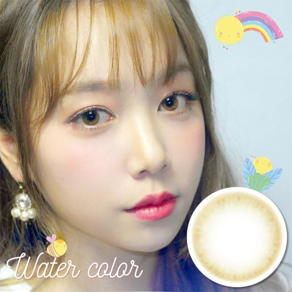 Natural Colored Contacts Watercolor Brown