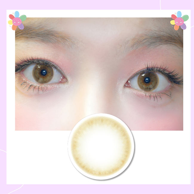 Colored Contacts Watercolor Brown