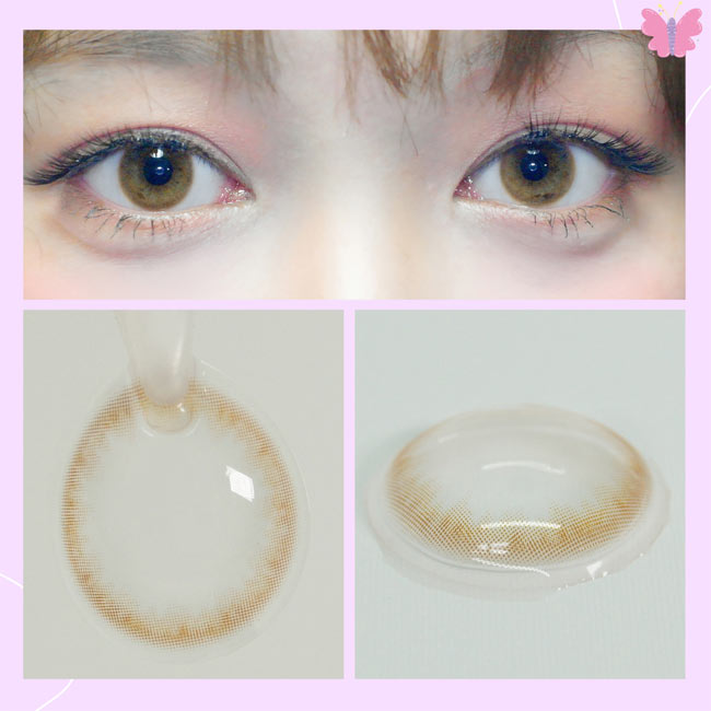 Watercolor Brown Contact lens
