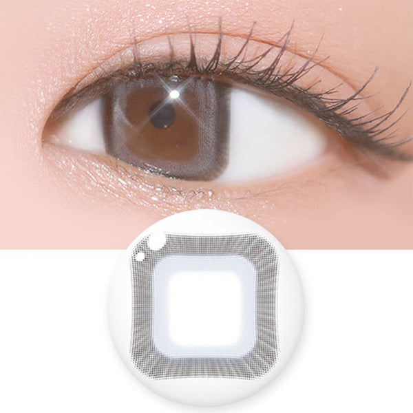 Square gray contacts Silicone hydrogel Lens