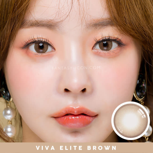 Viva elite brown contacts | UV Blocking Natural lens