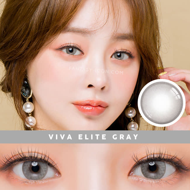 Viva elite Grey contacts | UV Blocking Gray