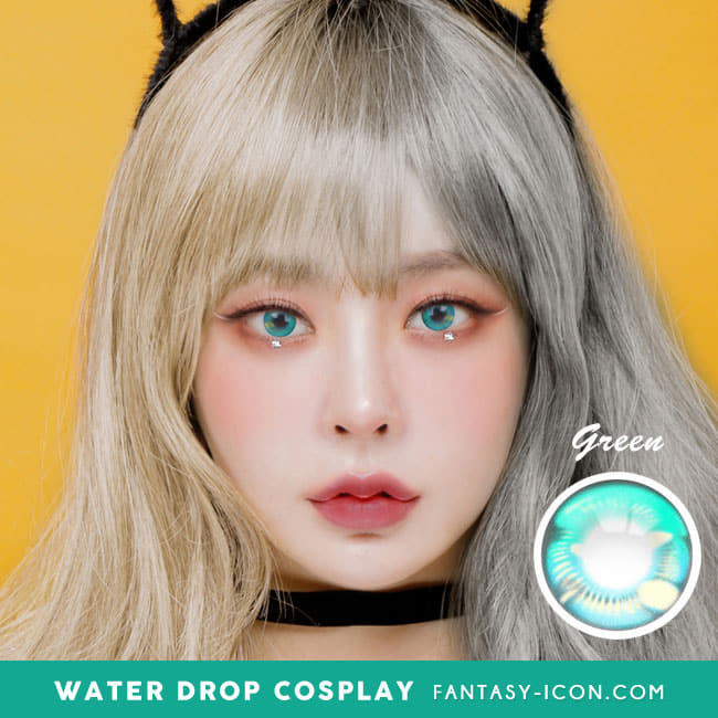 Water Drop Cosplay Green Contacts
